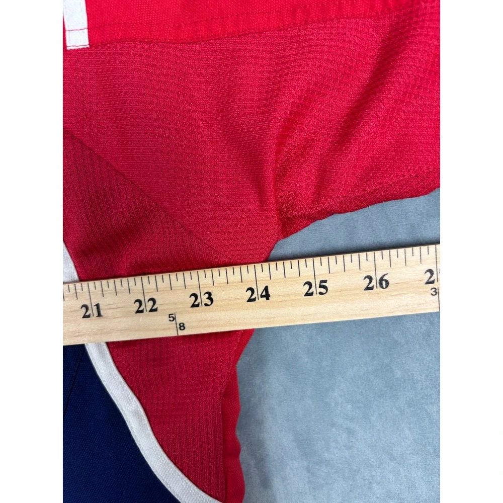 Adidas Climalite Vintage Track Jacket Navy Red Full Zip Mens Large